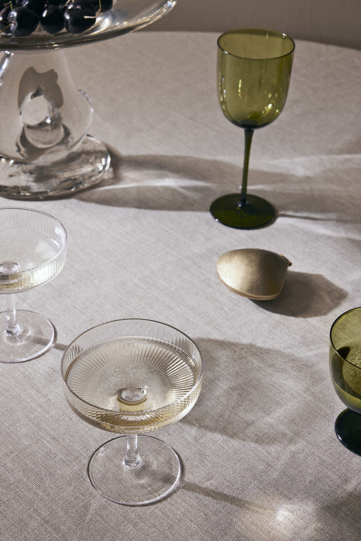 Ripple Champagne Glasses - Set of 2