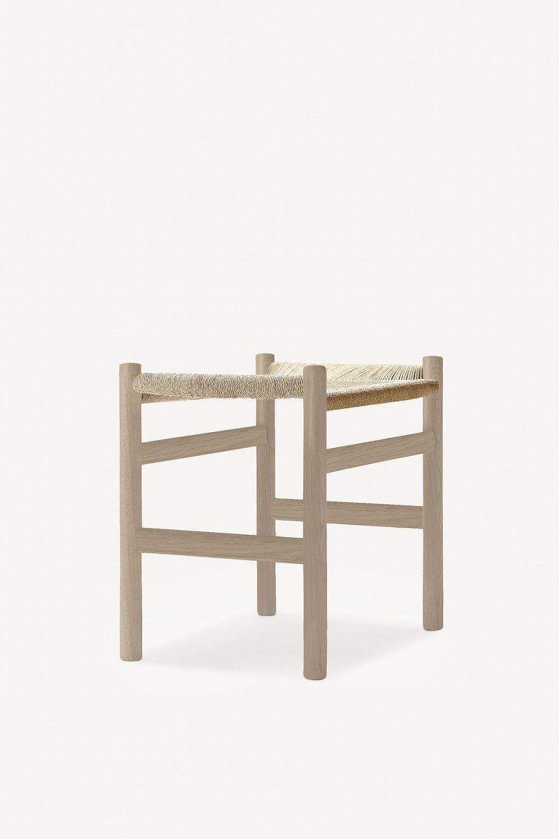 CH53 Short Footstool - Natural Papercord