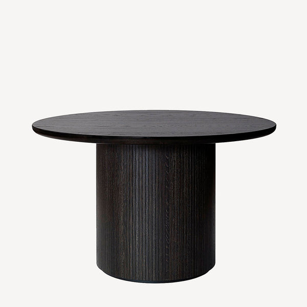 Moon Round Dining Table - Wooden Top – Hygge Life