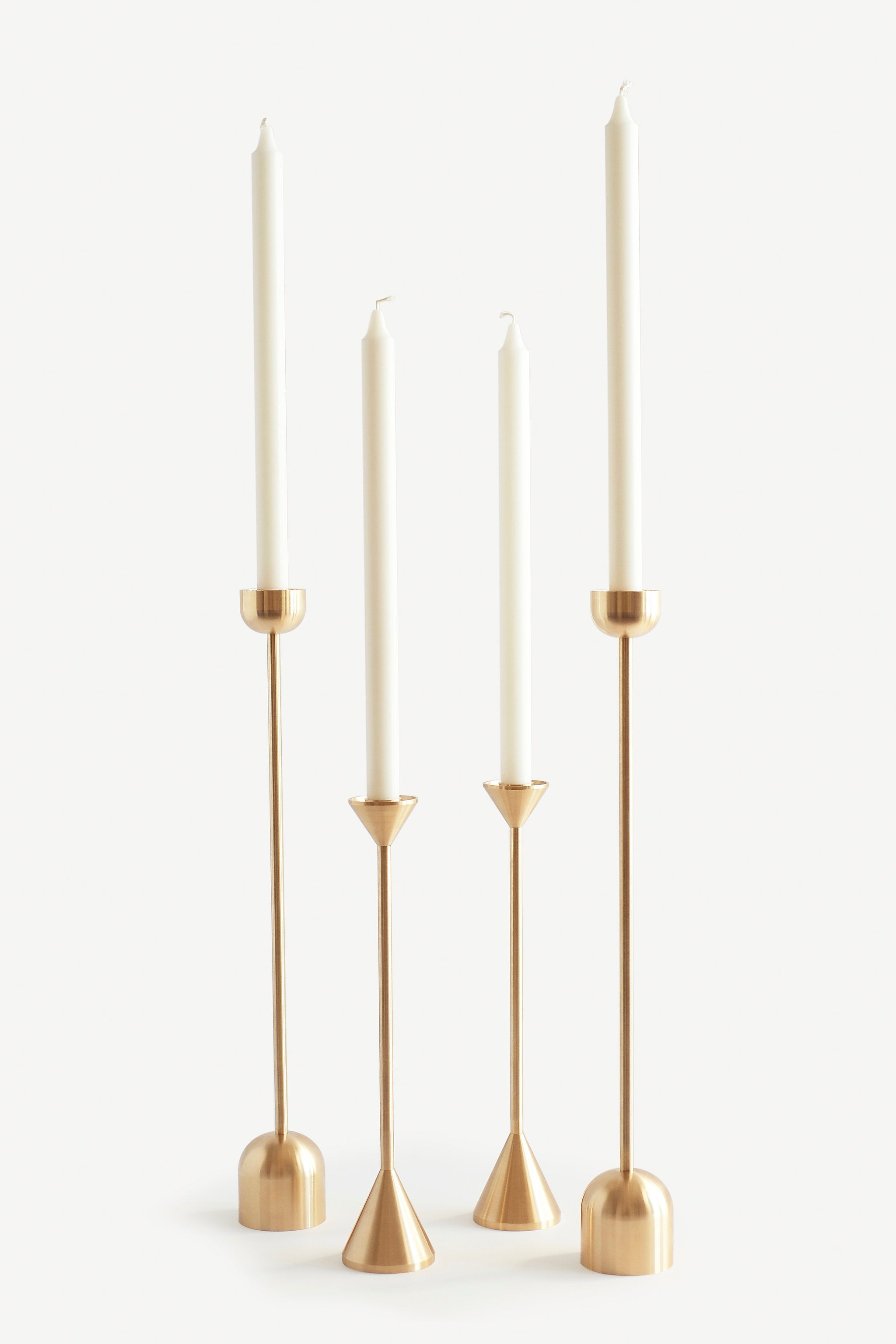 Brass Candleholder - Cone – Hygge Life